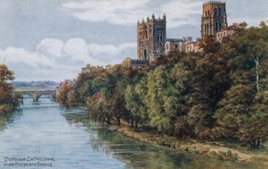 Durham Cathedral, from Prebends Bridge